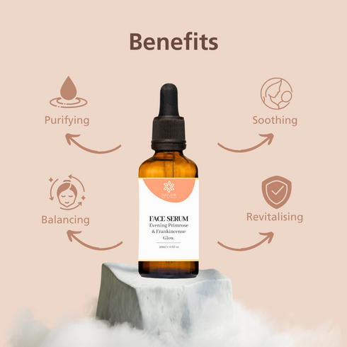 Natuur Face Serum for Glowing Skin Primrose and Frankincense