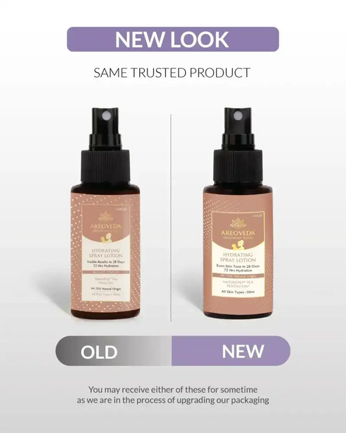AreoVeda Hydrating Spray Lotion