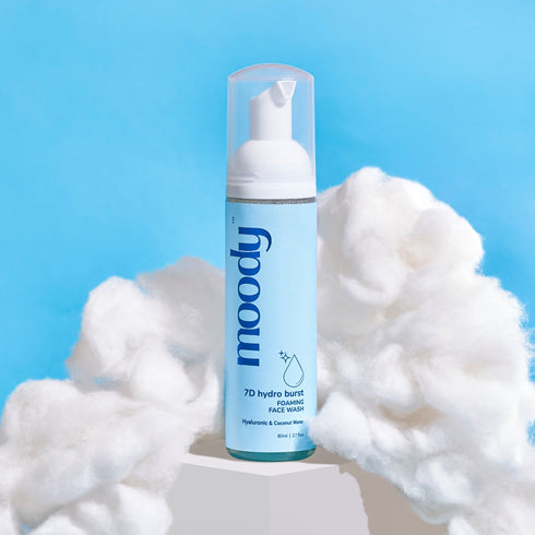 Moody Hydro Burst Foaming Face Wash With 2% Hyaluronic Acid
