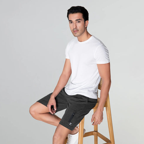 XYXX Hype Cotton Rich Shorts Graphite Grey