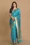 Mohey Dreamy Blue Saree