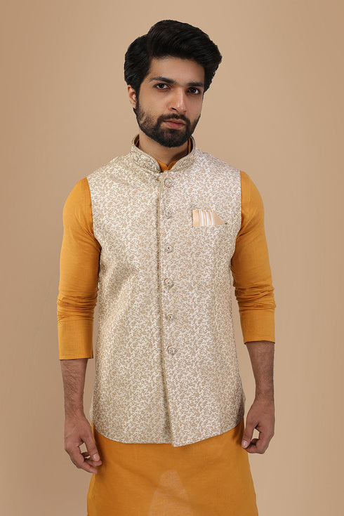Manyavar Festive Zari Embroidered Jacket