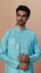 Manyavar Sea Green Embroidered Kurta Set
