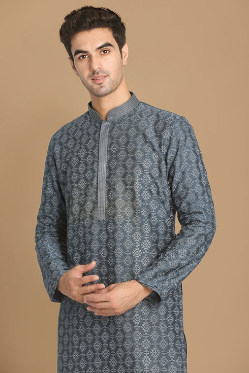 Manyavar Charismatic Feroze Kurta Set