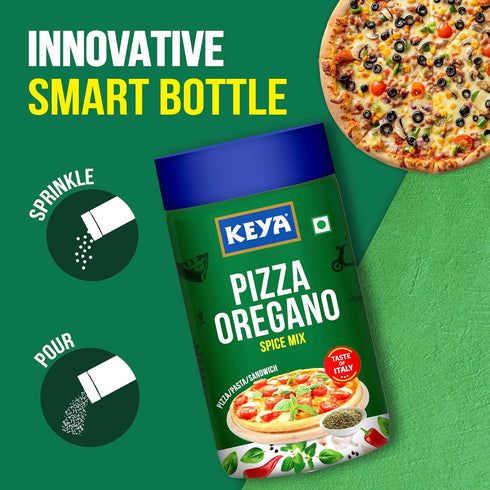 Keyafoods Keya International Sprinklers Combo Italian Pizza Oregano 80gm Piri Piri 100gm Italian Pizza Chilli 70gm Pack of 3