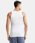 Jockey Tencel Micro Modal Cotton Rib Sleeveless Vest with Extended Length | White