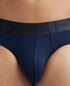 Jockey Microfiber Elastane Stretch Solid Brief | Ebony & Navy