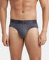 Jockey Microfiber Elastane Stretch Solid Brief | Ebony & Navy