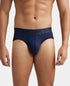 Jockey Microfiber Elastane Stretch Solid Brief | Ebony & Navy