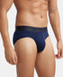Jockey Microfiber Elastane Stretch Solid Brief | Ebony & Navy