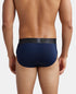 Jockey Microfiber Elastane Stretch Solid Brief | Ebony & Navy