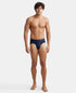 Jockey Microfiber Elastane Stretch Solid Brief | Ebony & Navy