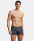 Jockey Tactel Microfiber Stretch Solid Trunk with Moisture Move | Ebony & Navy Pack of 2