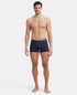Jockey Tactel Microfiber Stretch Solid Trunk with Moisture Move | Ebony & Navy Pack of 2