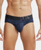 Jockey True Navy Printed Tactel Stretch Brief