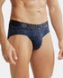 Jockey True Navy Printed Tactel Stretch Brief