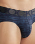 Jockey True Navy Printed Tactel Stretch Brief