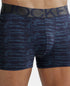 Jockey Tactel Microfiber Elastane Stretch Printed Trunk | True Navy Printed