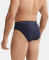 Jockey Supima Cotton Stretch Solid Brief with Ultrasoft Waistband | True Navy