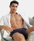 Jockey Supima Cotton Stretch Solid Brief with Ultrasoft Waistband | True Navy