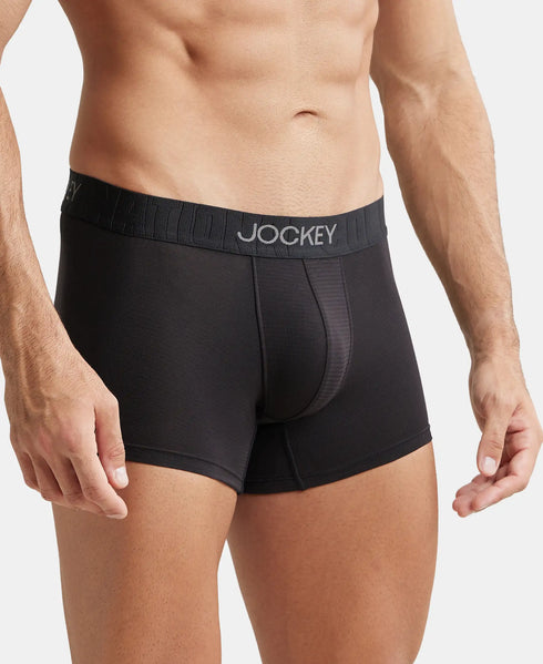 Jockey Supima Cotton Elastane Solid Trunk | Black