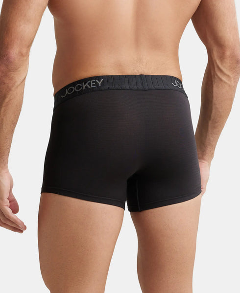 Jockey Supima Cotton Elastane Solid Trunk | Black