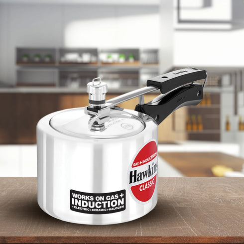 Hawkins Induction Classic Tall 2 Litre Aluminium Pressure Cooker
