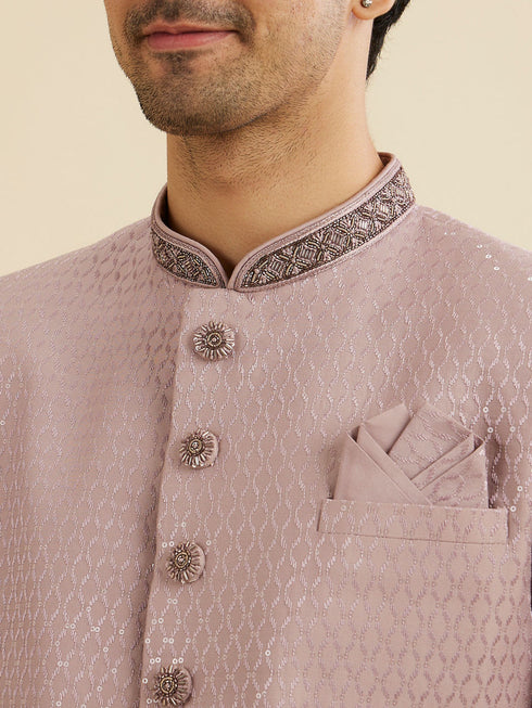 Manyavar Lilac Dream Fusion Indo Western