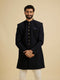 Manyavar Beaming Dark Blue Indo Western