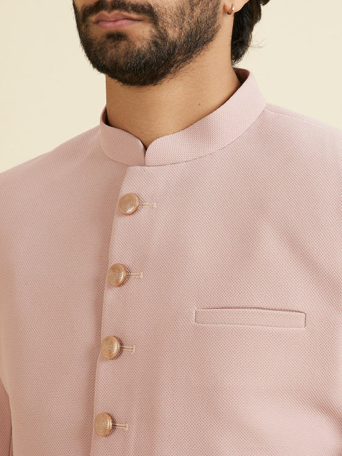Manyavar Dusty Pink Celebration Delight Indo Western