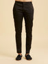 Manyavar Dark Blue Velvet Indo Western Ensemble