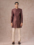 Manyavar Regal Radiance Brown Indo Western