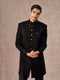 Manyavar Black Velvet Charm Indo Western