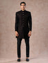 Manyavar Black Velvet Charm Indo Western