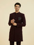 Manyavar Majestic Purple Elegance Indo Western