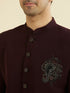 Manyavar Majestic Purple Elegance Indo Western