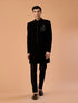 Manyavar Elegant Black Charm Indo Western