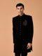 Manyavar Elegant Black Charm Indo Western