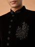 Manyavar Elegant Black Charm Indo Western