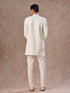 Manyavar Opulent Cream Festivity Indo Western