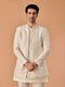 Manyavar Elegant Cream Radiance Indo Western
