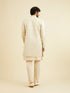 Manyavar Light Cream Paisley Indo Western