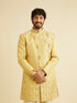 Manyavar Bright Yellow Indo Western