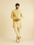 Manyavar Bright Yellow Indo Western