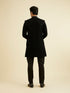 Manyavar Black Sequins Velvet Indo Western