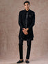 Manyavar Black Velvet Elegance Indo Western