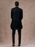 Manyavar Black Velvet Elegance Indo Western