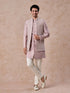 Manyavar Elegant Dusty Pink Indo Western