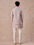 Manyavar Elegant Dusty Pink Indo Western