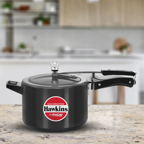 Hawkins Induction Instaa 5 Litre Aluminium Pressure Cooker